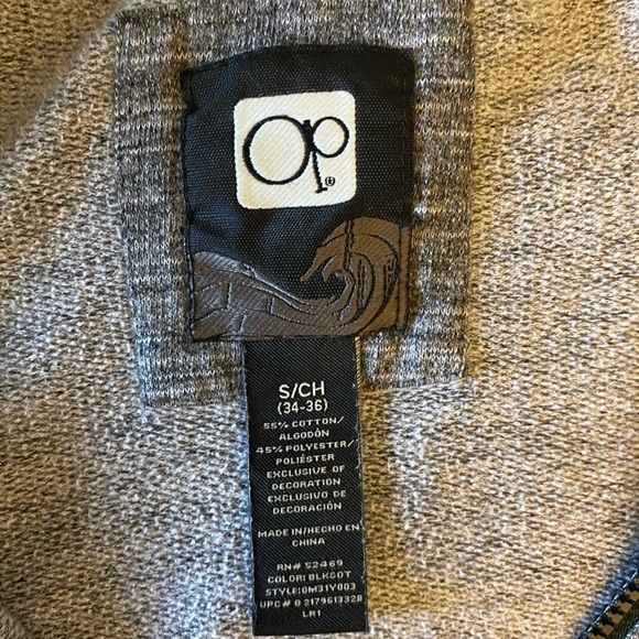 OCEAN PACIFIC-MENS CHARCOAL LIGHTWEIGHT … - Picture 7 of 7